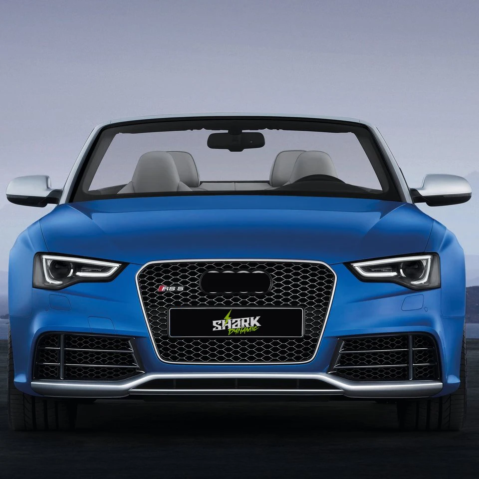 Для Audi A5 2013 2014 2015 серый праймер пластиковый RS5 стиль Корпус Запчасти решетка передний бампер