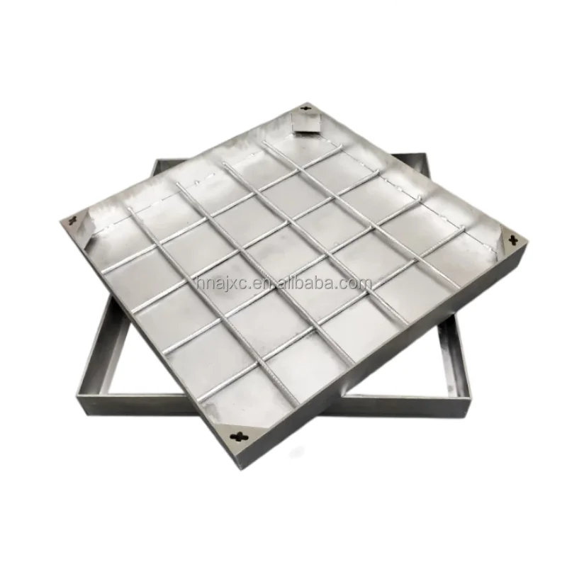 Forklift Loading Solid Top sale Drainage Sewer Cover Stainless steel Manhole Cover
