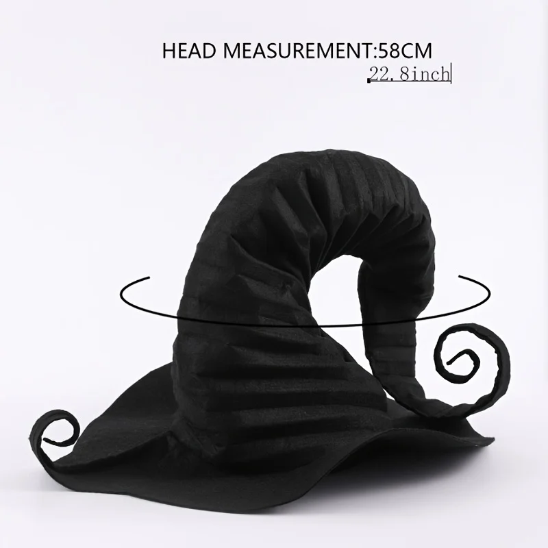 Halloween Witch Hat Cosplay Party Forest Wizard Hat Magic Costume Witch Clothing for Christmas Halloween Thanksgiving Decor