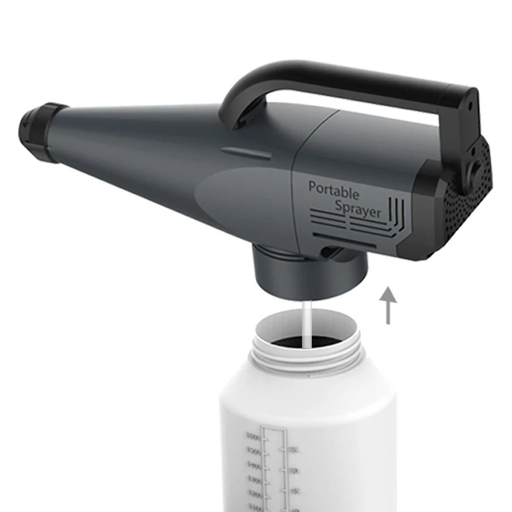 Portable Electric Nano Mist Steam Gun Home School Garden Handheld Electrostatic Sprayer Rechargeable Nano Atomizer