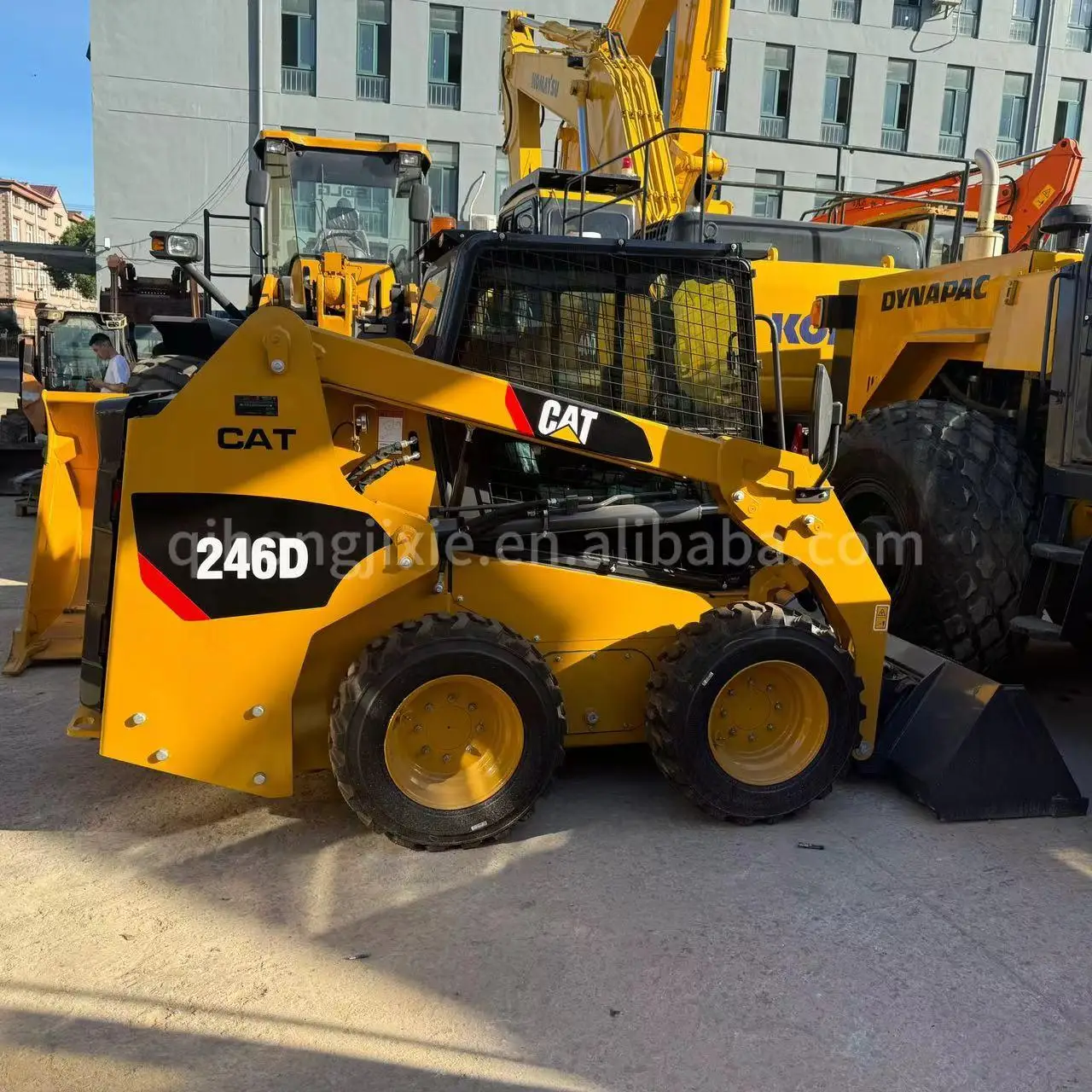 Высококачественный колесный погрузчик caterpillar cat246d