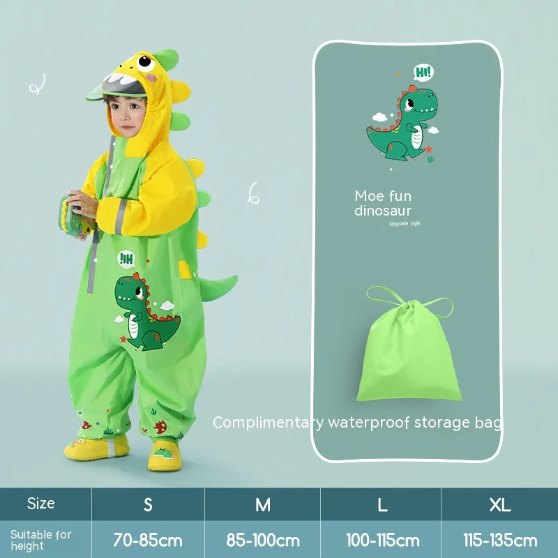 Kids Raincoats Waterproof Rain Jacket Hooded Rain Poncho Toddler Boys Girls Rain Suit Reusable Rainwear