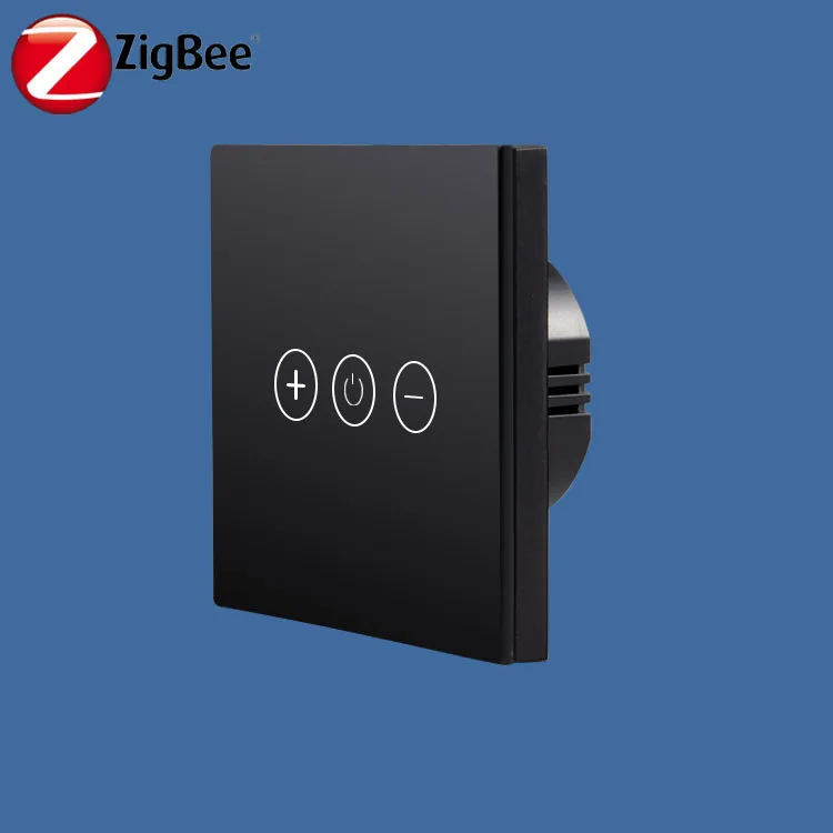 
Crystal Glass Panel Hotel zigbee Switch light switch touch panel 