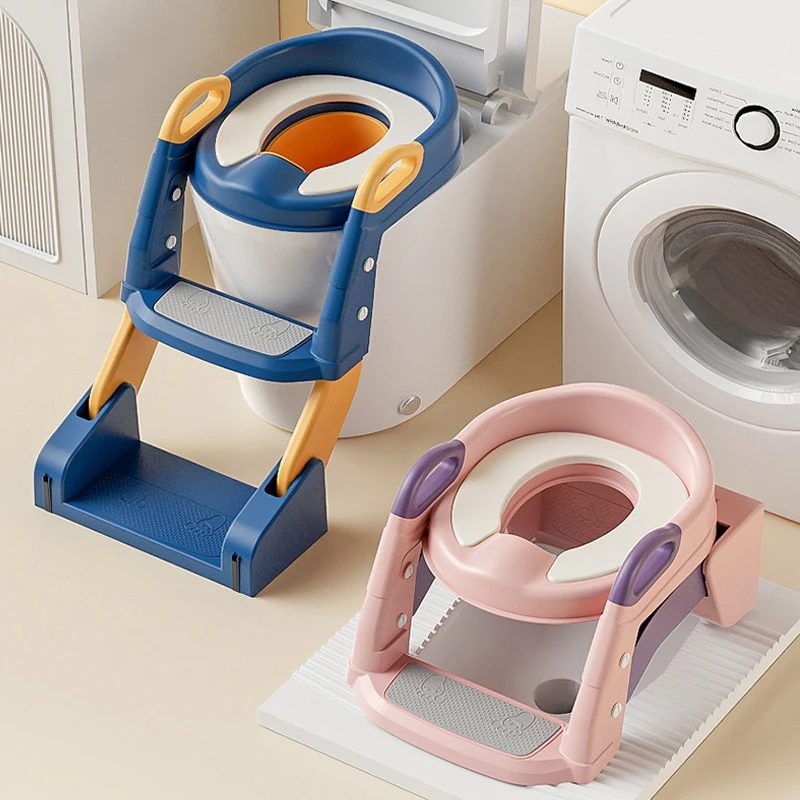 Wholesale Small Baby Toilets Ladder For Children Kids Potty training Toilet Seat Chair With Wc Cover Step Stool