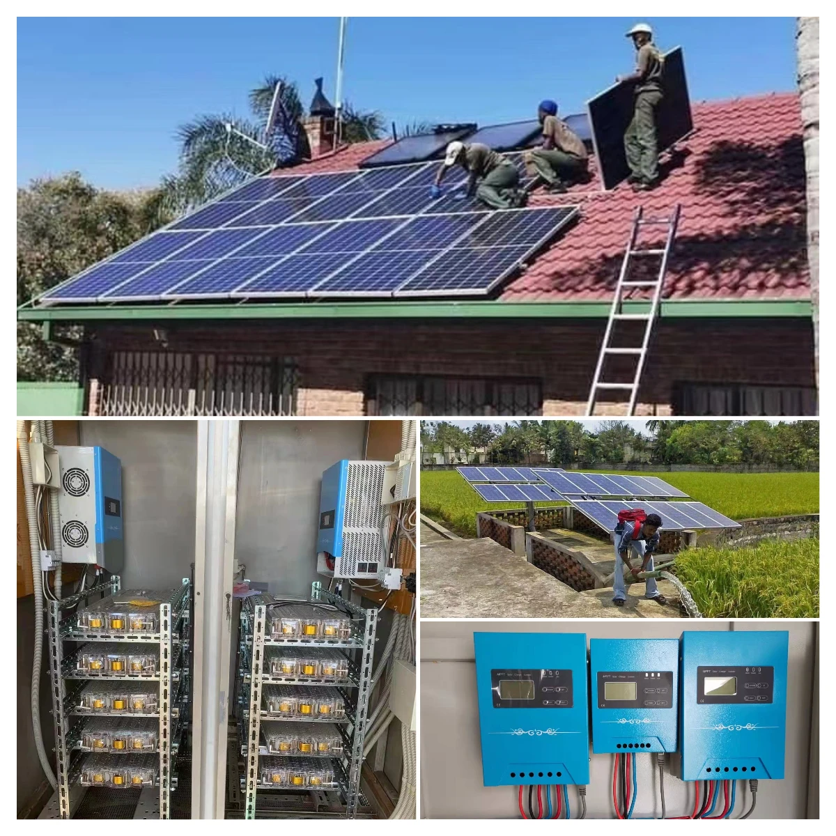 Offgrid 24V 48V 1.5Kw 2Kw  3Kw 4Kw 5Kw 6Kw 1.5 2  3 4 5 6 Kw Low Frequency Mppt Off Grid Hybrid Power Solar Inverter