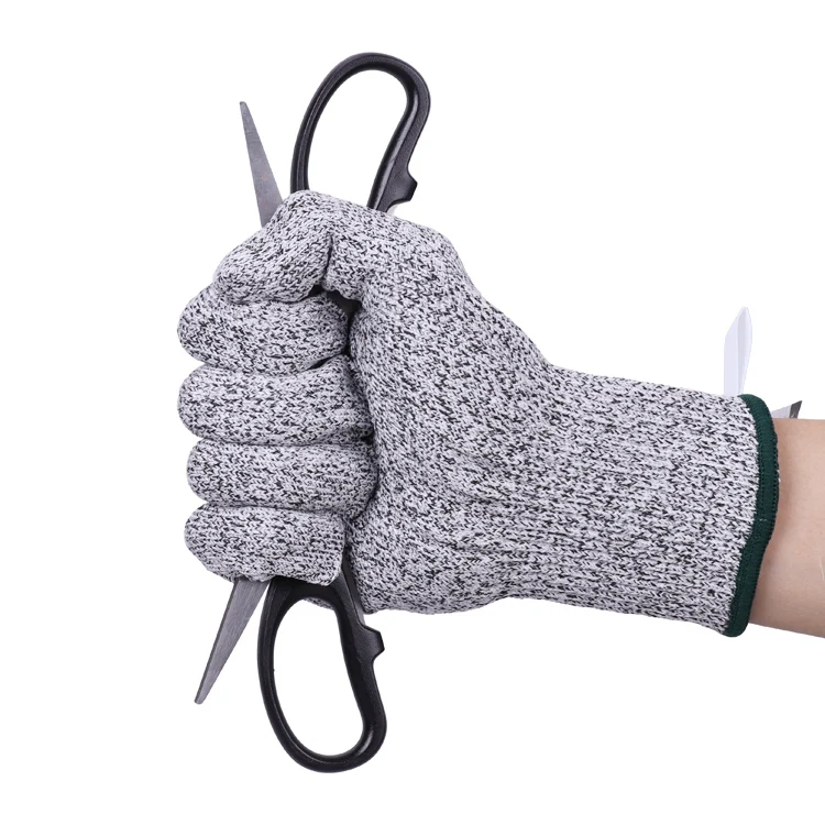 XINGYU Highest Level Cut Resistant Stainless Steel Anti-slip Black Stainless Steel Wire Mesh Cut Resistant Gloves