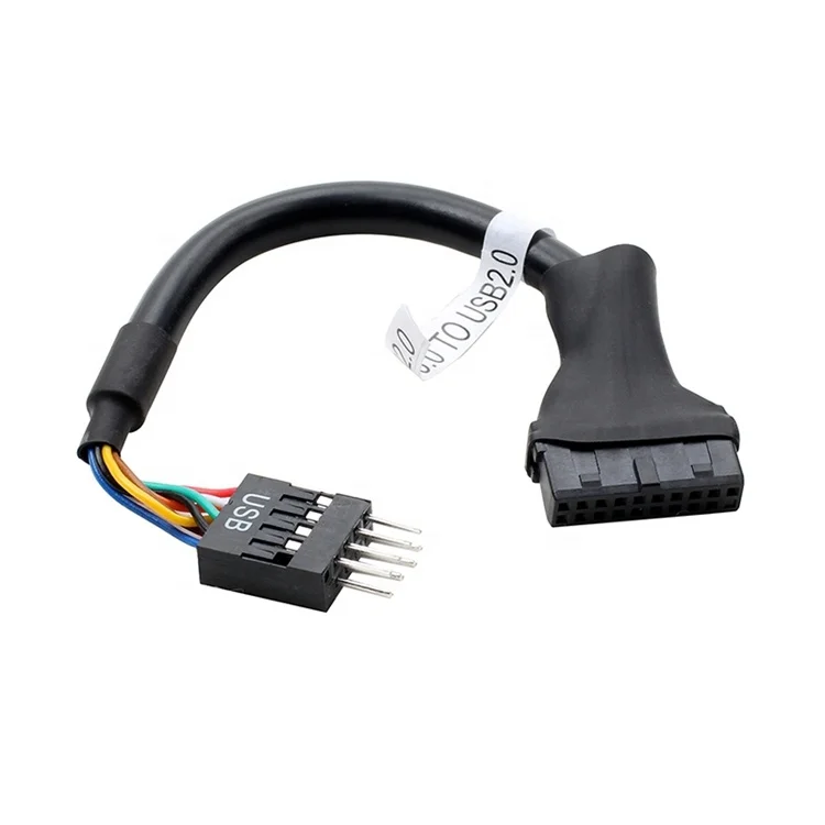 USB 3.0 20 Pin Female to USB 2.0 9 Pin Mainboard Motherboard Male Housing Cable Adapter Extension Cable