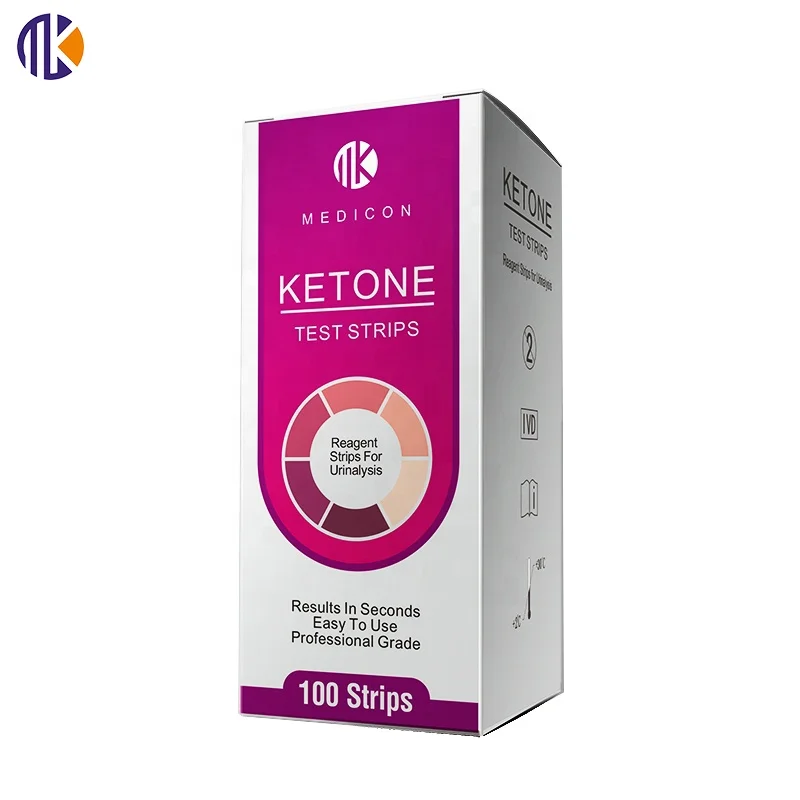MDK Changchun Medicon rapid Ketone Test Urine Strips Urine Reagent Strip 10