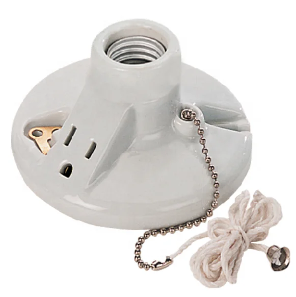 
E27 Ceramic Lampholder 4-1/2