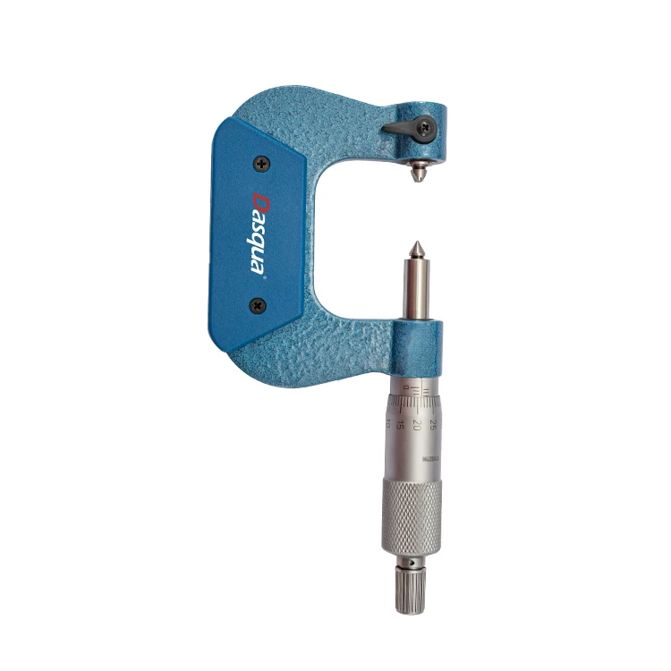 Dasqua 0-25 мм Микрометр винтовой резьбы для измерения внешней резьбы