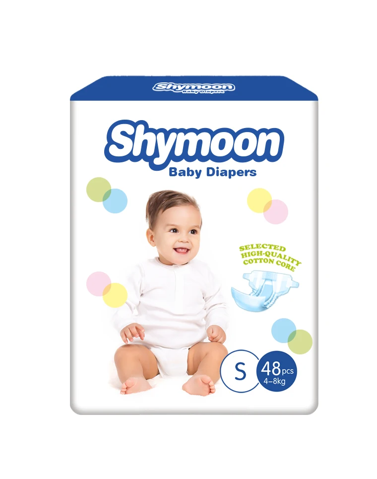 Organic high absorbency factory price wholesale prefold disposable baby diapers