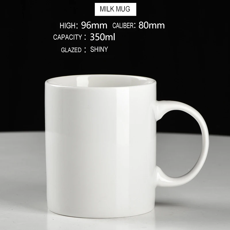 Personalized V shape Coffee Cup Custom Ceramic Mugs Cups - Print Your Logo Name Message or Text Multi Shape Factory Directly