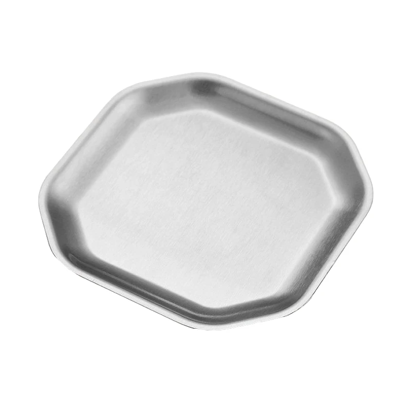 304 Stainless Steel Korean kimchi Horseradish Sauce Dish Plate