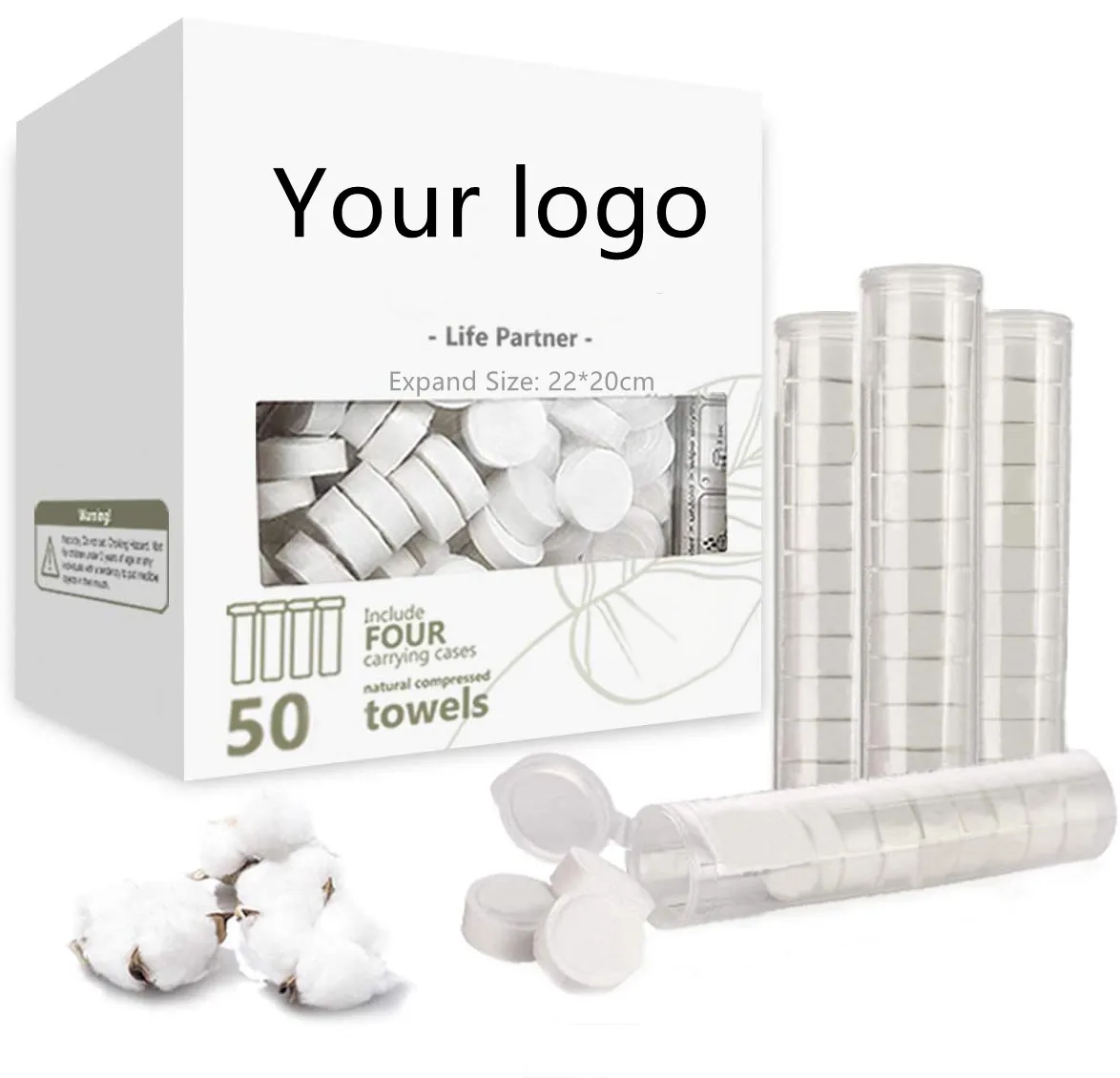 100 Eco-friendly compressed towel gift event party wedding business travel camping restaurant hand wipes compressed travel towel