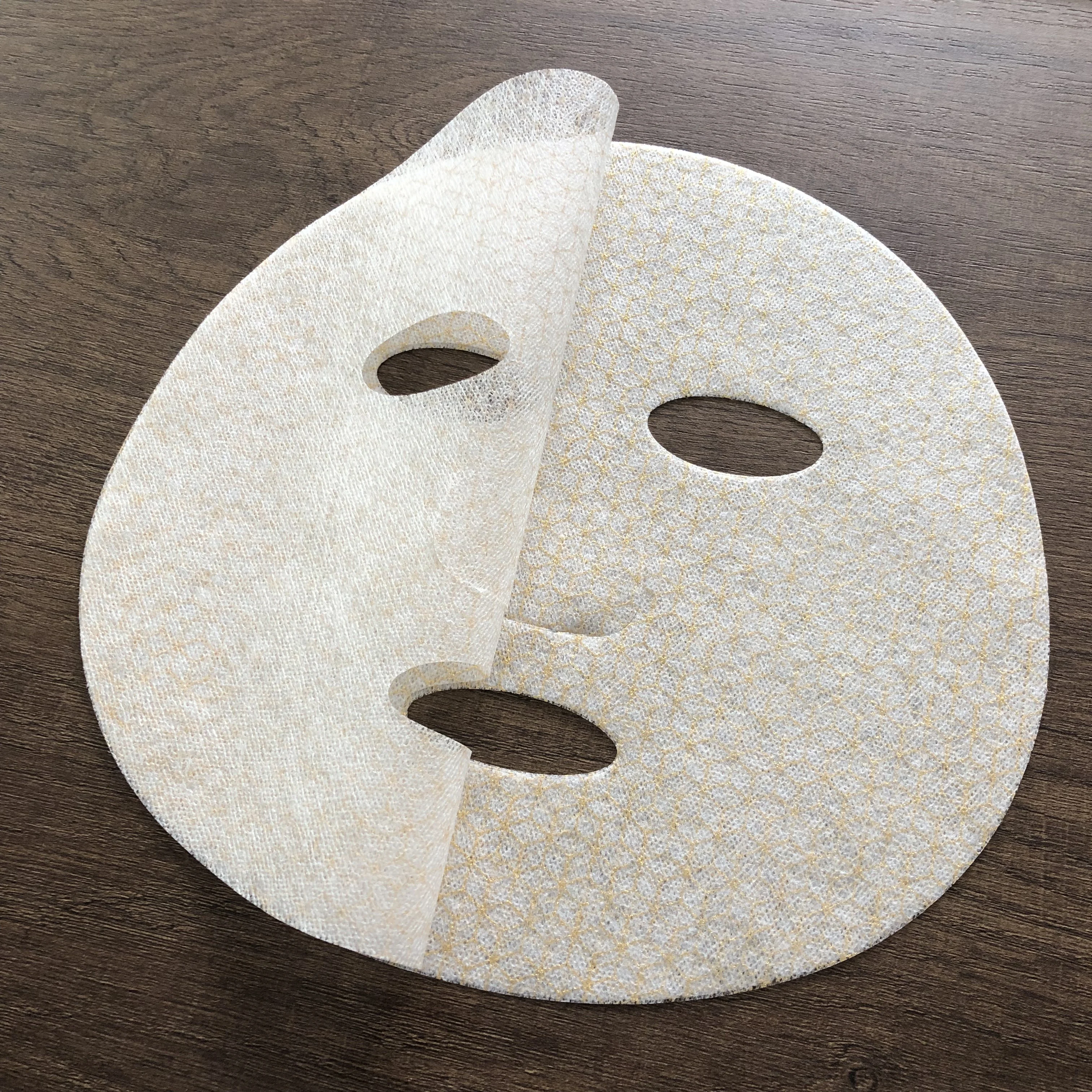 Creative design mask ODM OEM custom service freeze-dried mask cloth gold mask cloth
