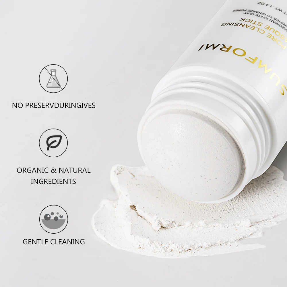 Private Label Face Skin Care Green Tea Cleansing Mask Purifying Clay Stick Facial Mud Organic Mask Stick