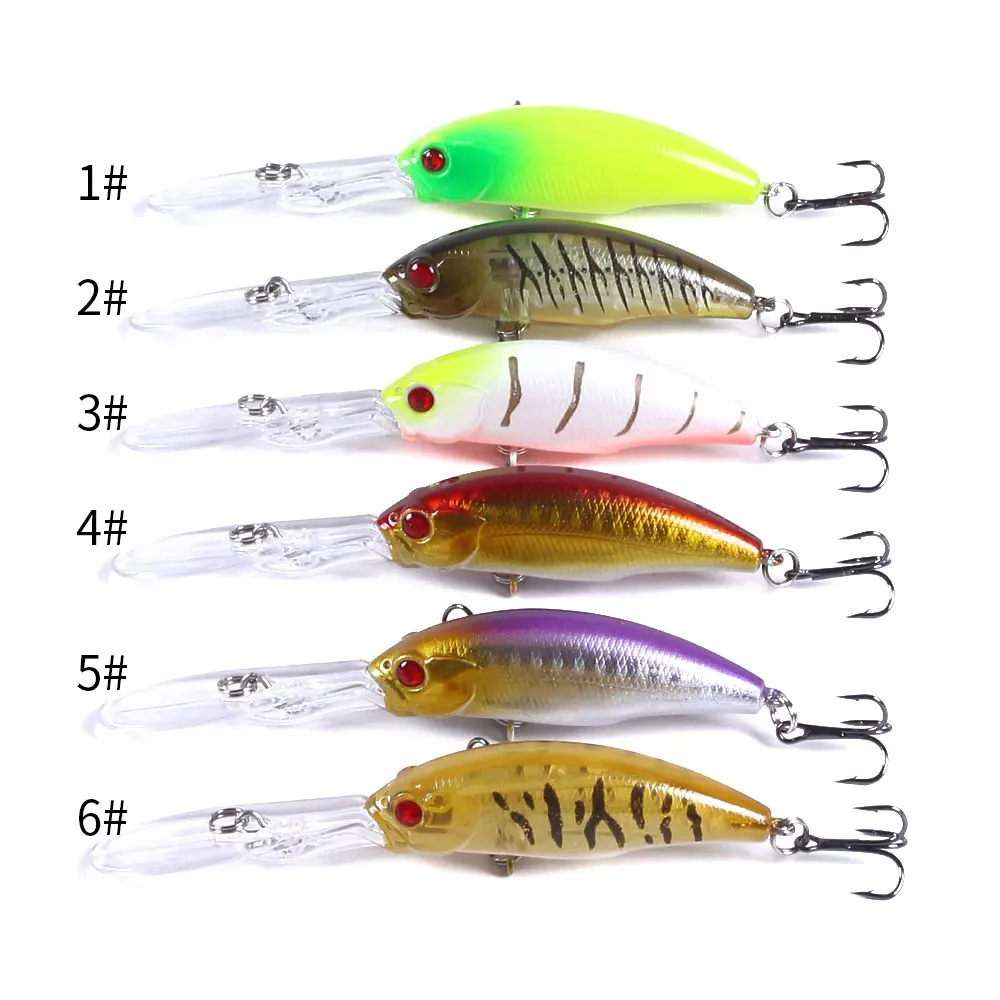 10cm-7g Factory Price Artificial hard bait minnows lures jerkbait for saltwater freshwater fishing