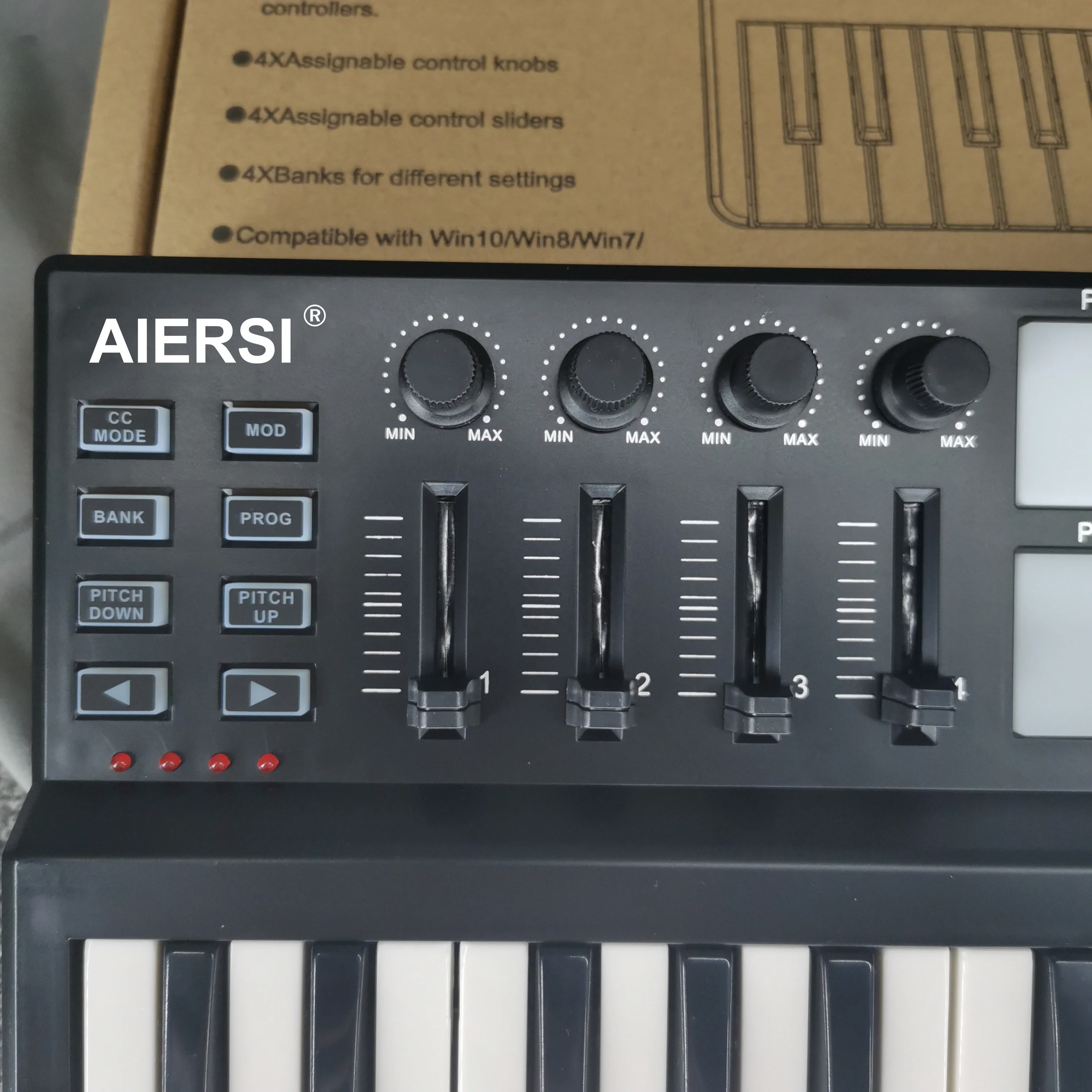 Aiersi, бренд Wrolde, 25 клавиш, midi-синтезатор, клавиатура, цифровой музыкальный инструмент, профессиональный usb, midi-контроллер, клавиатура