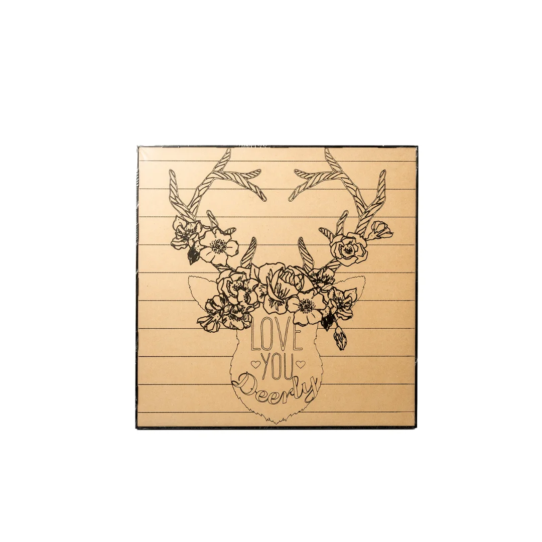 Печать на MDF холсте 12x12 дюймов с маркером Гладкая прочная жесткая доска плотность холст живопись для рисования