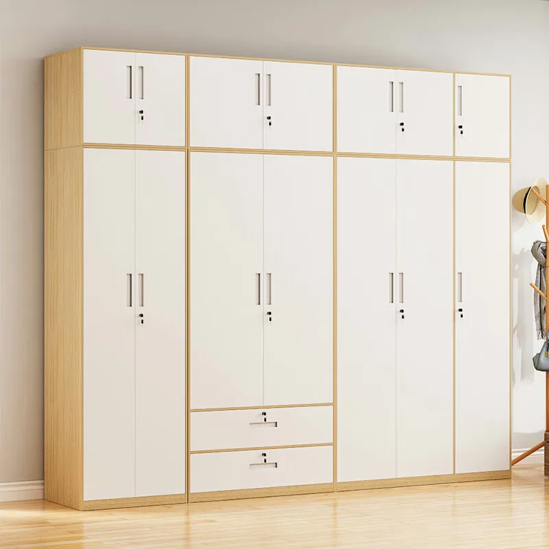 Bedroom Home Wardrobe Multi Space Storage Cabinet Metal Wardrobe Modern Design Multi Storage Bedroom Wardrobe