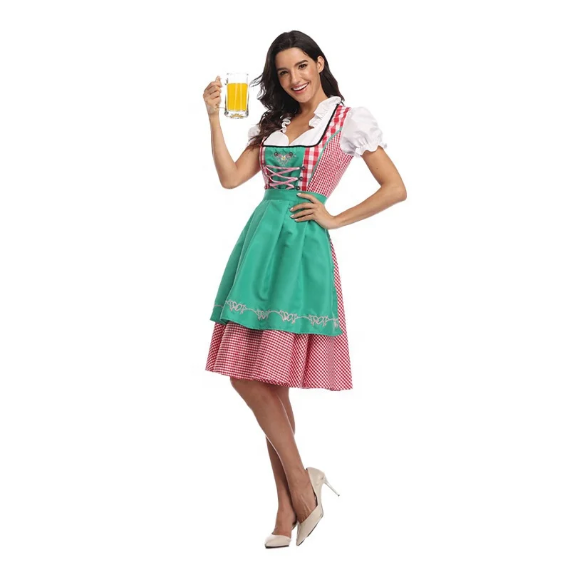 2023 Hot Sale Oktoberfest Costume Germany Traditional Bavarian National Dress Maid Dress Cosplay Costume