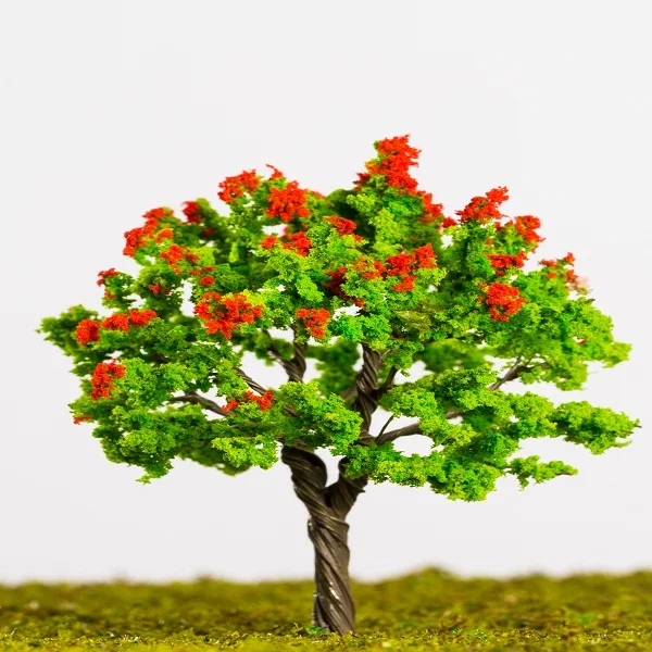 HO N Scale Artificial Miniature Model tree for Architectural Model Making Model Train Layout