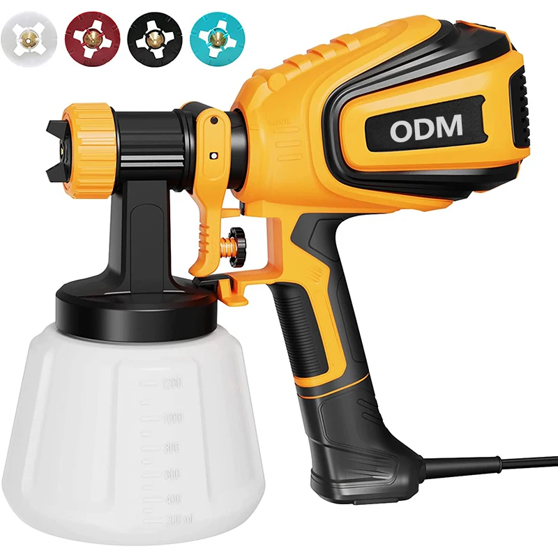 600 Вт Coofix 700 Электрический распылитель всасывания 1200 мл чашки автомобиля деревянный забор краскопистолет 650 800