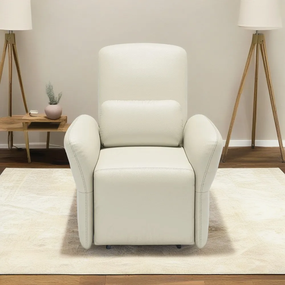 Hot Sale Modern Recliner Leather Sofa All Iron Frame Manual Recliner Multi-Function Sofa