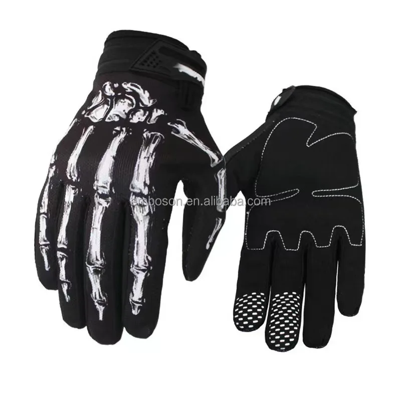 Full-Finger Tactical Knuckle Gloves Outdoor Summer Sports Cycling Winter Road Fishing Fitness-Bicycle Ghost Motorcycle Touch