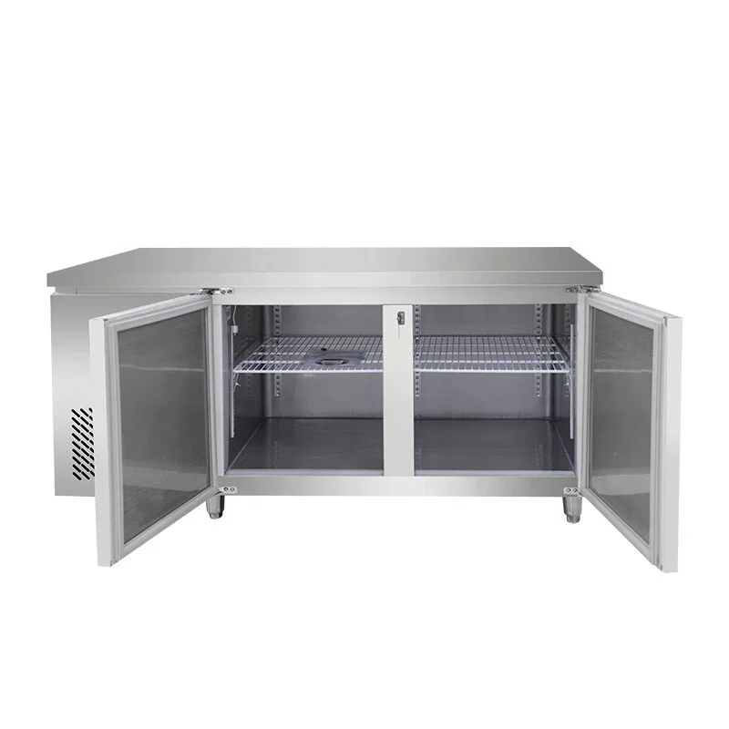 1.5 Meter Kitchen Equipment Under Bench Fridge steel stainless freezer (1600621159239)