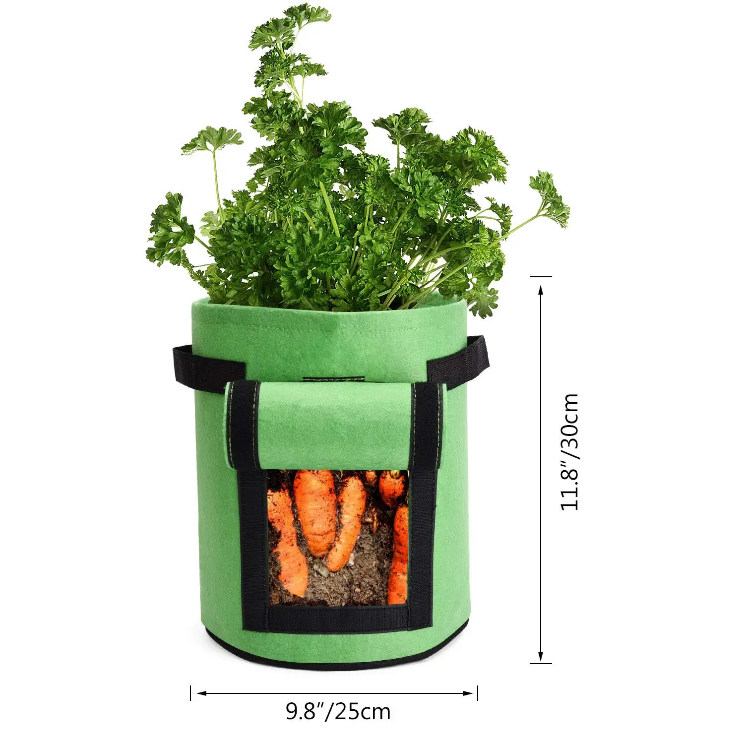 Garden Non-Woven Seeding Grow bags Seedling Nursery Planter Bag Grow Bags Non Woven Heavy Duty