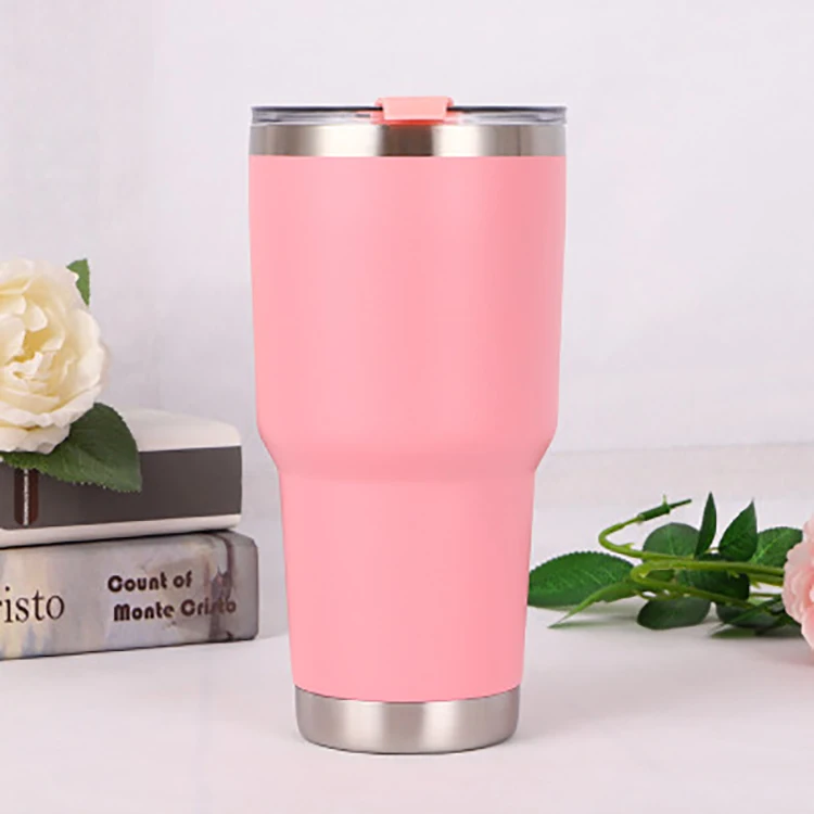 
Promotion 100%BPA Free Double Walled Vacuum Insulated 30oz Skinny Stainless Steel Tumbler With Lid Wholesale 