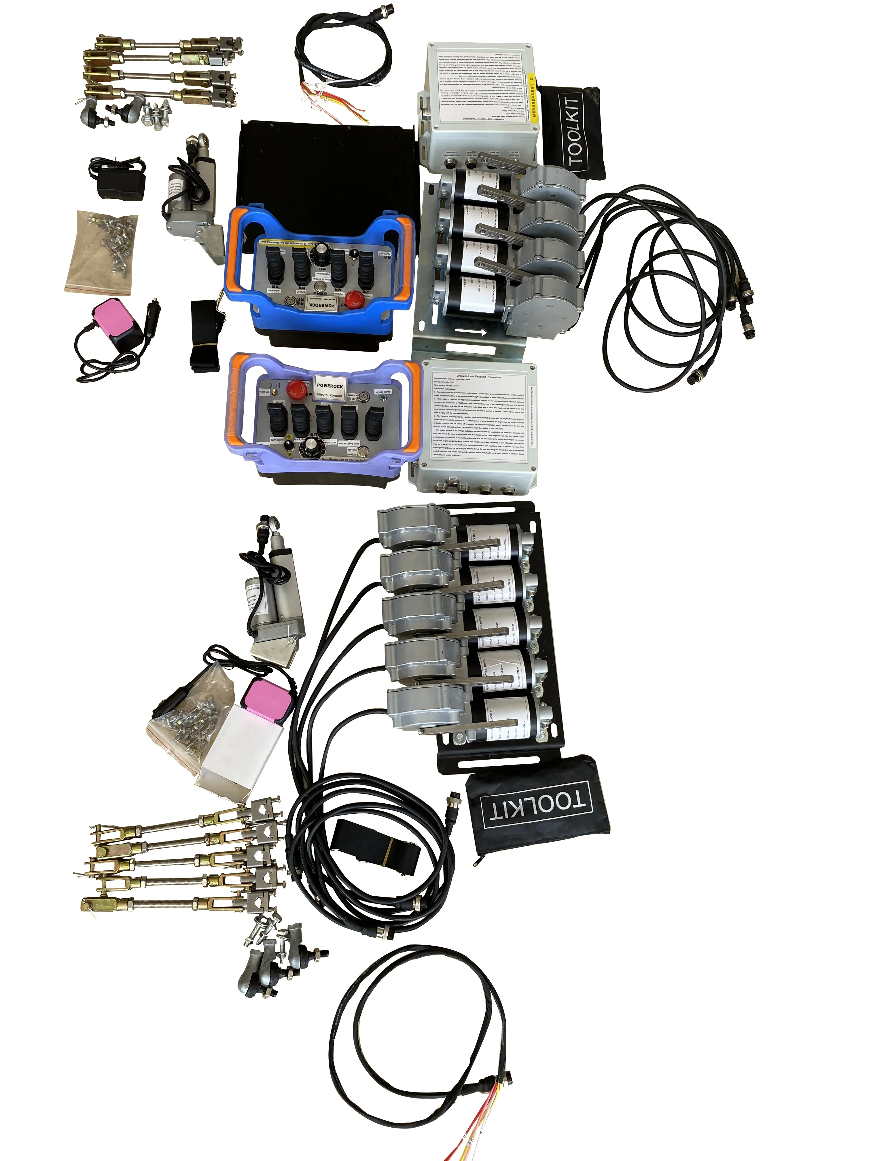 6 motors joysticks lorry truck remote control kits truck crane joystick wireless remote control