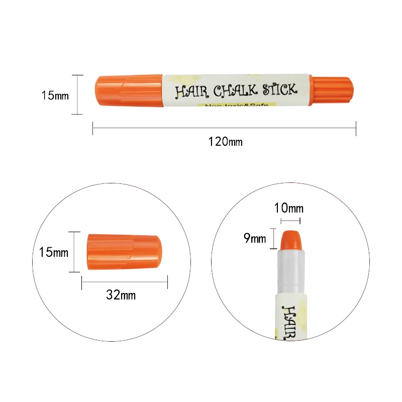 Free Sample Wholesale Washable Temporary Pet Pigment Colour Pen Manufacturer Kid Dog Colorful Dye Color For Hair Chalk Set