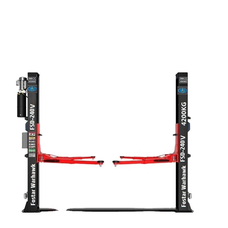 The popular 4200KG double column household elevator from the CE certified brand of button switch controlled electrolytic lock