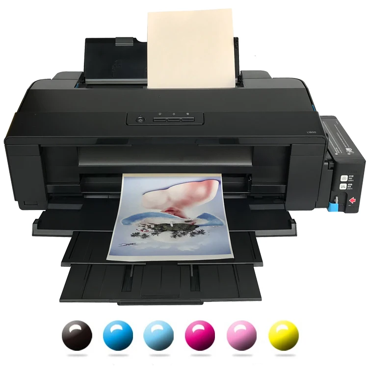 Hot Sale Five Colors Printer Thermal Transfer Printer A3 Model Desktop Inkjet Printer