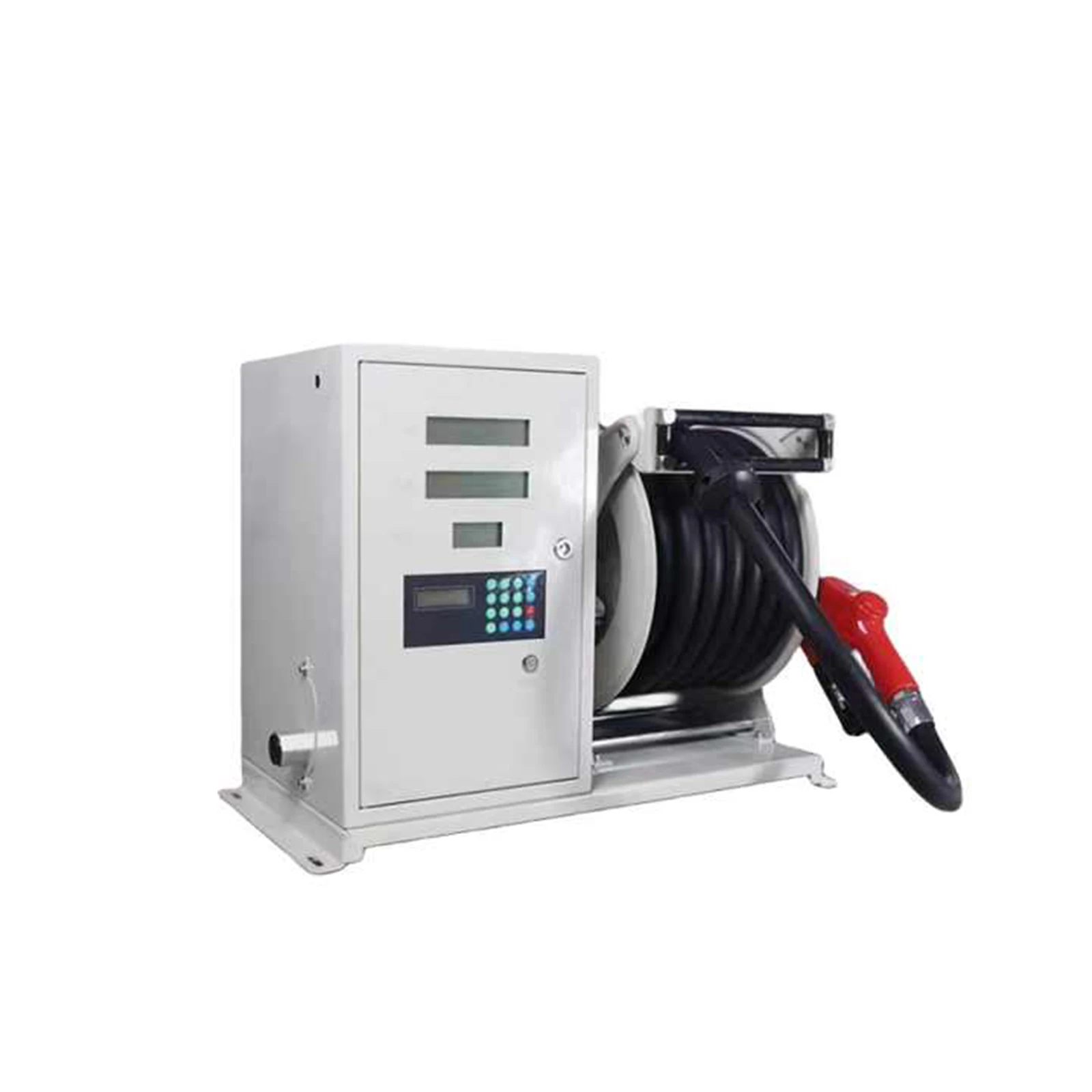 Portable Mobile Fuel Dispenser 220V Electric Fuel Dispenser Hose Reel Fule Dispancer Machine