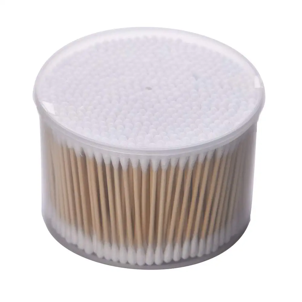 
cotton buds paper cosmetic cotton swabs Single-Tip Cotton Tip Swab with Wood Handle 