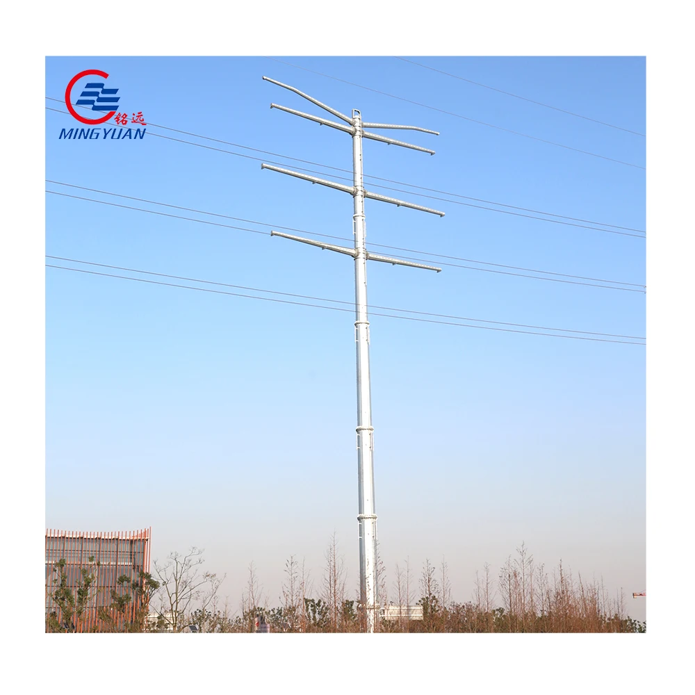 25ft 30ft 40ft Electric Power Pole Suppliers Utility Poles for Sale