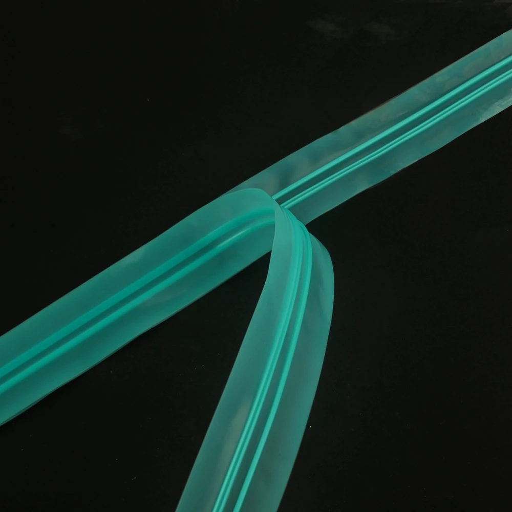 Custom Reusable Open Seal Concave and Convex PE PP Bone Strip Plastic Zipper for Ziplock Vacuum Seal Freezer Bags