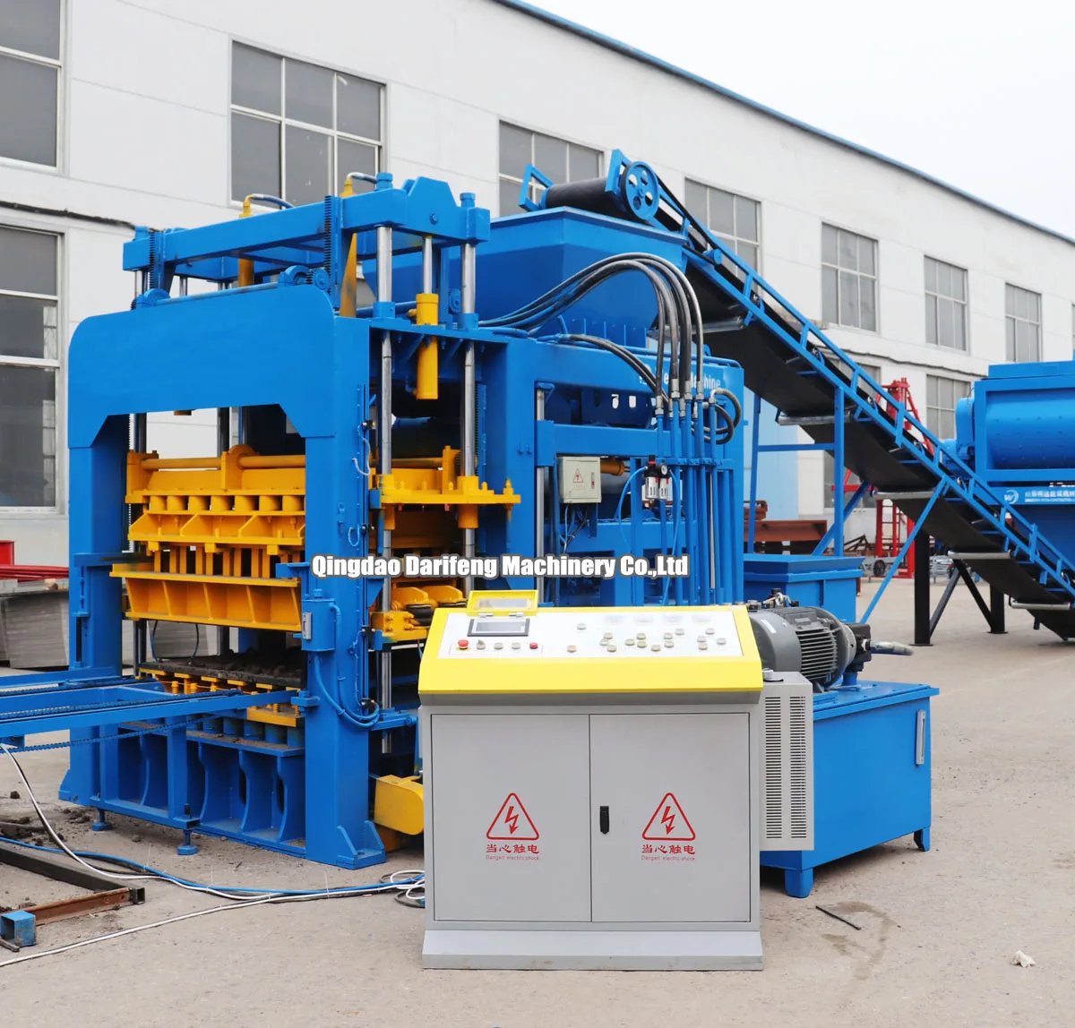 your best choice automatic fly ash block making machinery production line QT15-15 concrete block machine in Bangladesh for sale