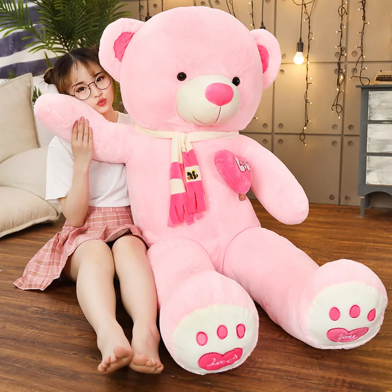 Новинка 2024 подарки на День Святого Валентина милый плюшевый мишка оптовая продажа мягкая детская игрушка с логотипом заказ сердцем