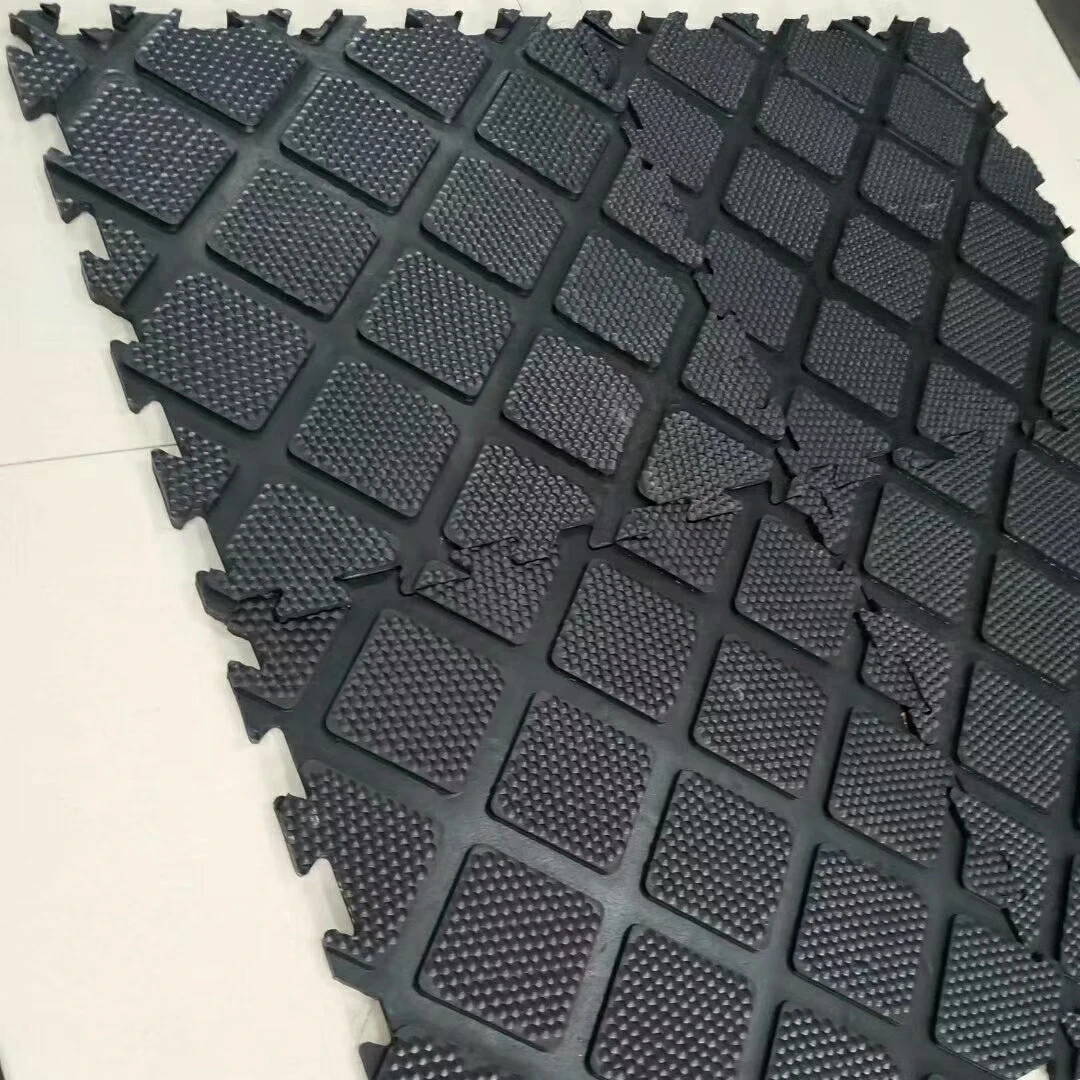 Heavy Duty Black Stall Horse Matting SBR Rubber Floor Stable Agricultural Cow Mat