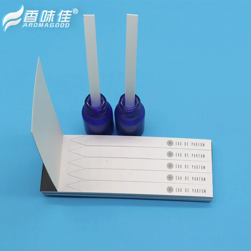 Perfume test paper to test fragrances and essential oil for Perfume scenario