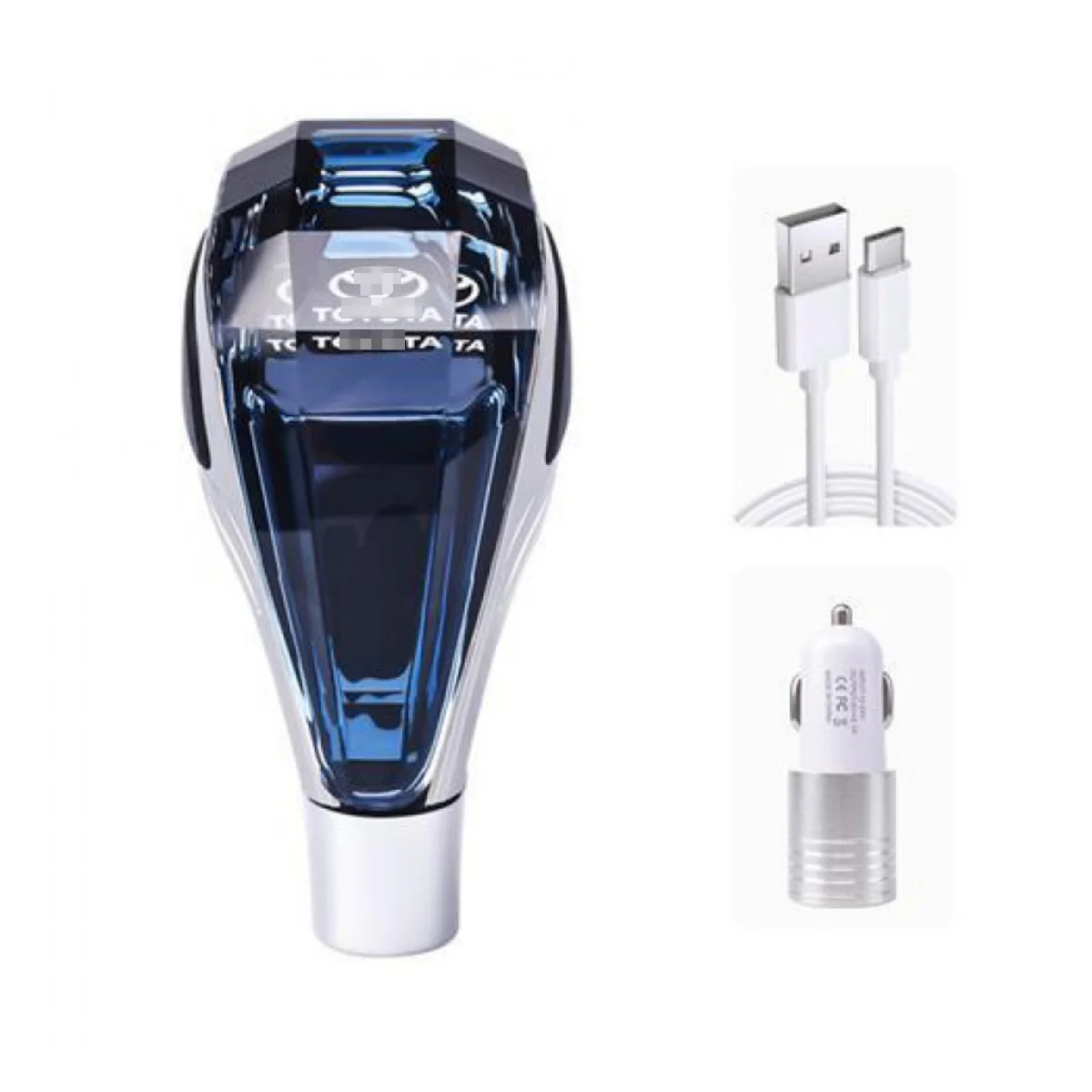 Crystal Auto Gear Shift Knob Touch Switch 7 Colors Gear shift Handles for Toyota Reiz Crown Alphard Honda Lexus