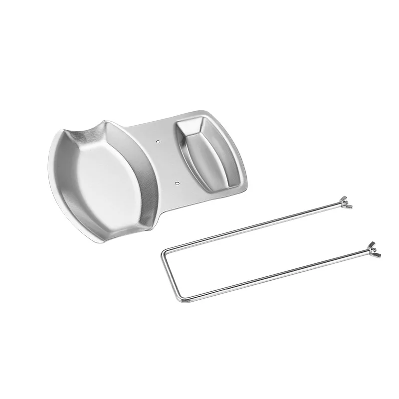Professional Kitchen Tools Stainless Steel Multifunctional Pot Lid and Spoon Holder