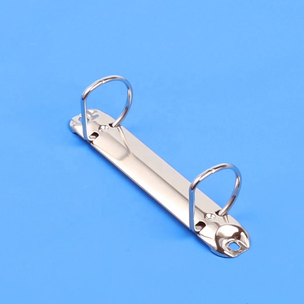 office stationery antique brass  silver 2 ring clip for paper