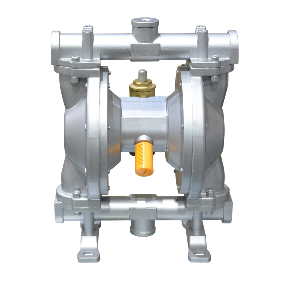 Plastics Pneumatic Double Diaphragm Pump with PTFE Membrane Pumping Anti-Cossosive Liquid With Particles