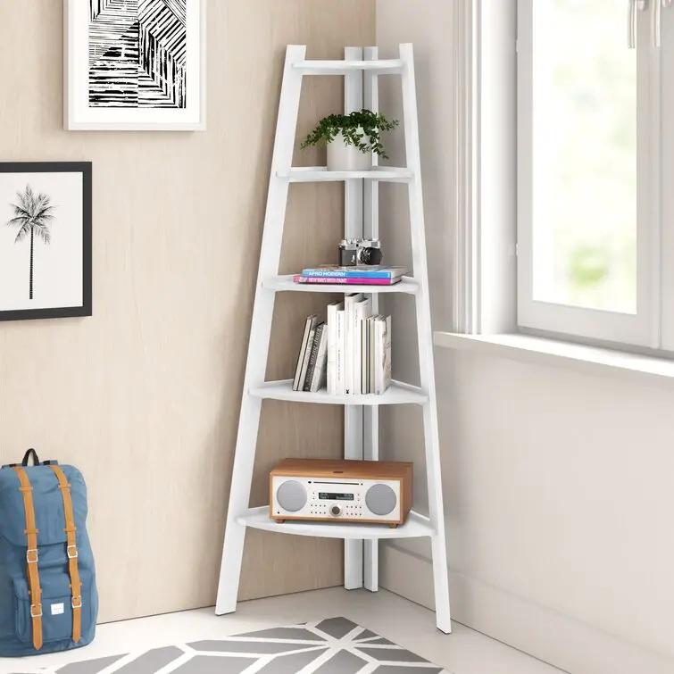 Modern Solid Durable Personalized Design Makes Full Use Of Space Corner  Bookcase