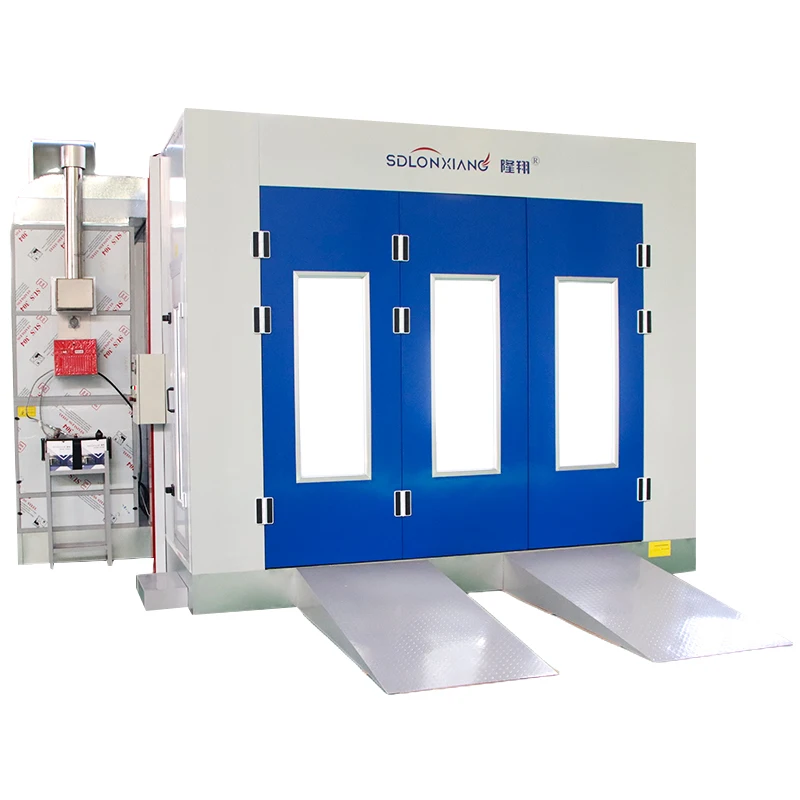 LX3 7mx4m diesel heating auto spray room car body baking oven diesel paint booth car spray booth